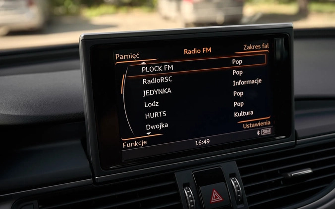 Audi A6 cena 94800 przebieg: 299998, rok produkcji 2017 z Płock małe 781